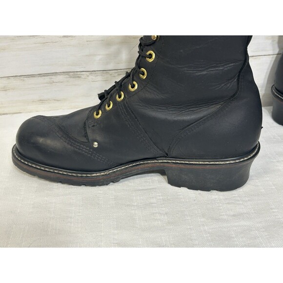 Carolina 1905 Linesman Boot Saefty Toe Vibram Union Made In USA Black Mens 11 2E main image 5